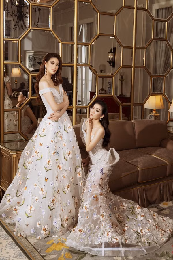 Hoa hậu Khánh Vân, Á hậu Mâu Thủy khoe dáng chuẩn trong buổi tập cho show diễn mới ảnh 6