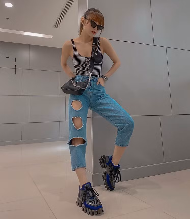 Những chiếc quần jean sao Việt thì thích, còn người thường chỉ nhìn chứ không dám mặc ảnh 7