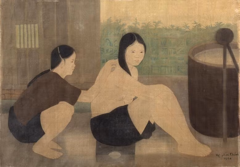 Hé lộ bức tranh của danh họa Lê Phổ vừa được bán với giá kỷ lục ở nước ngoài ảnh 6