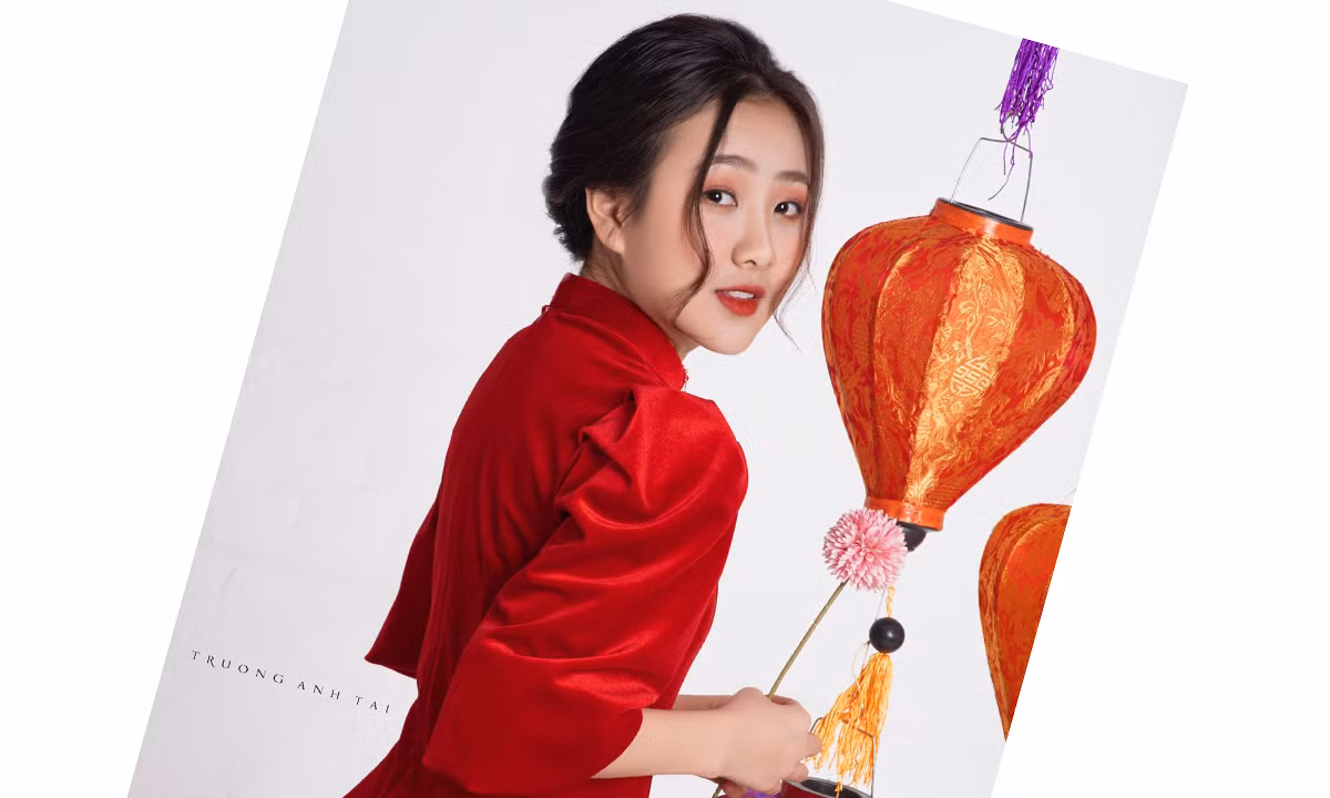 Nữ sinh điện ảnh gây ấn tượng bởi bộ ảnh Tết bên áo Tấc Việt phục ảnh 25