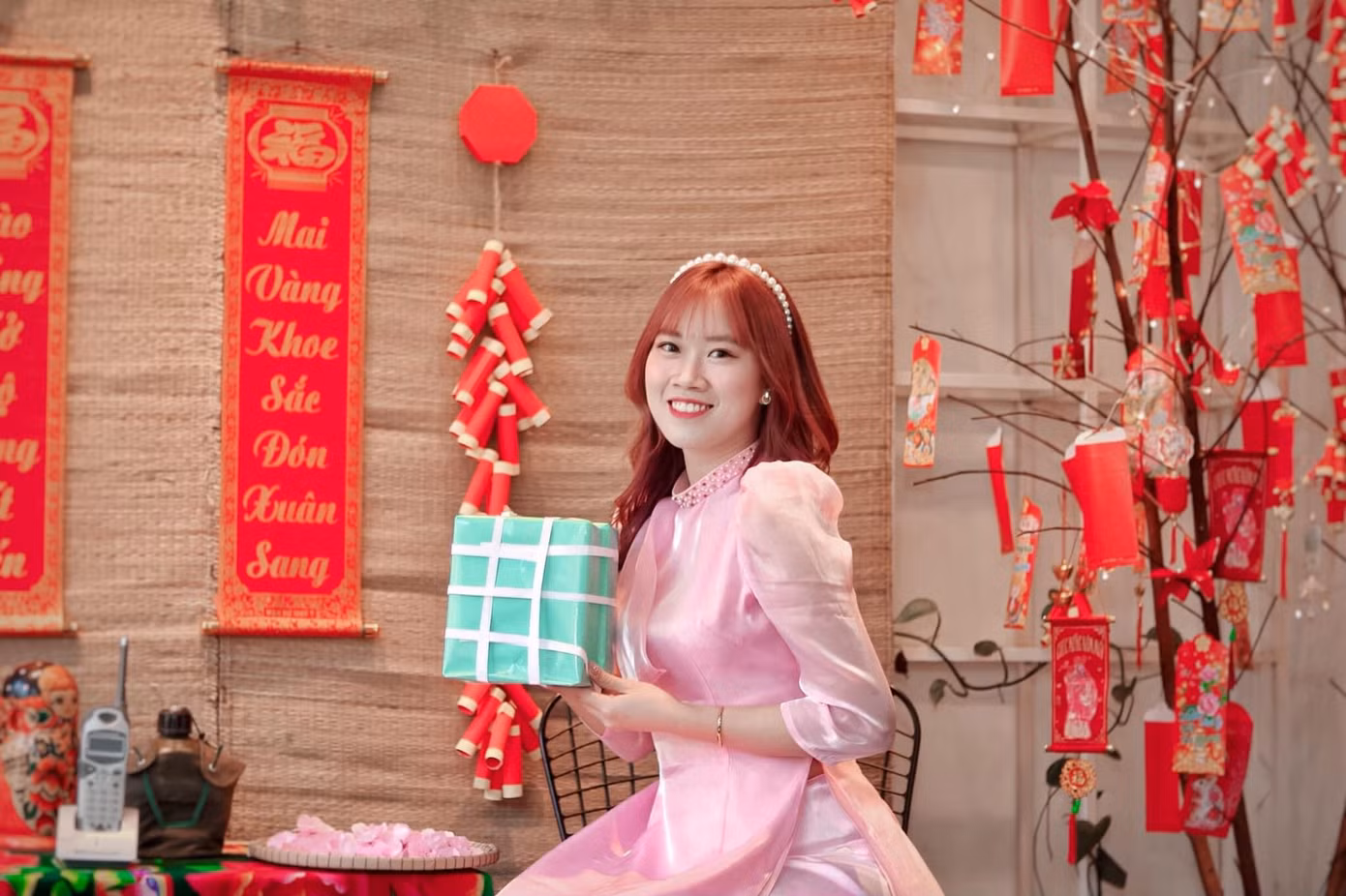 Thiếu nữ xứ Quảng trong áo dài truyền thống những ngày đầu Xuân ảnh 3