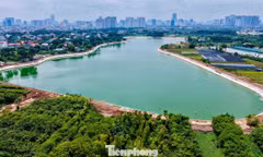 Những hồ điều hòa mới góp sức chống ngập phía Tây Hà Nội