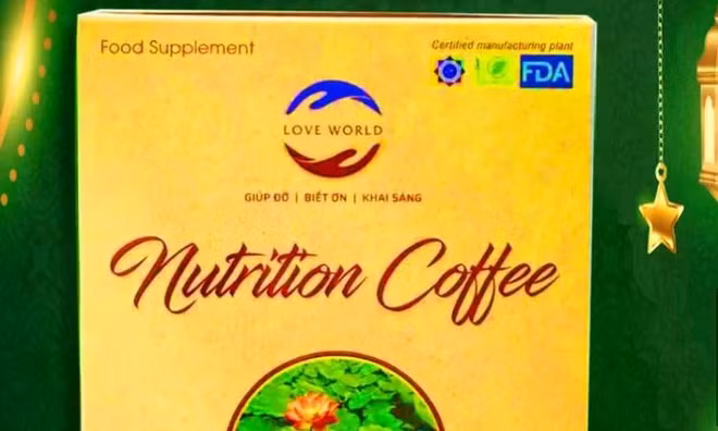 Đề nghị xác minh quảng cáo sản phẩm 'Love World Nutrition Coffee' trên Shopee