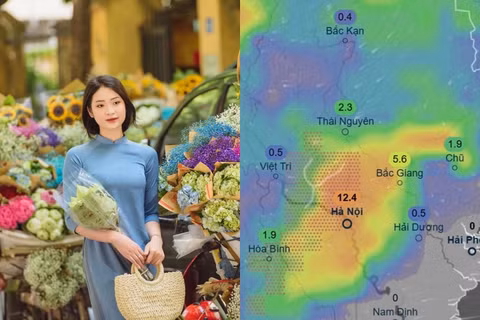 Thủ đô Hà Nội giảm nhiệt vào giữa tuần do ảnh hưởng từ không khí lạnh