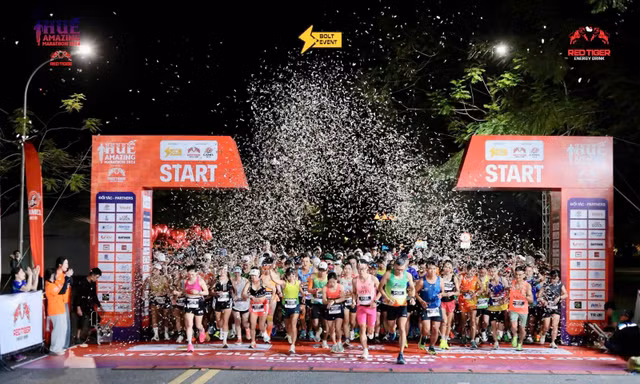 Hơn 4500 vận động viên cùng tạo nên hành trình đặc biệt tại Huế Amazing Marathon 2026 – Red Tiger Cup