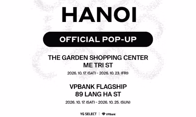 Official Pop-up BIGBANG chính thức mở cửa tại Hà Nội, hé lộ loạt merchandise phiên bản đặc biệt