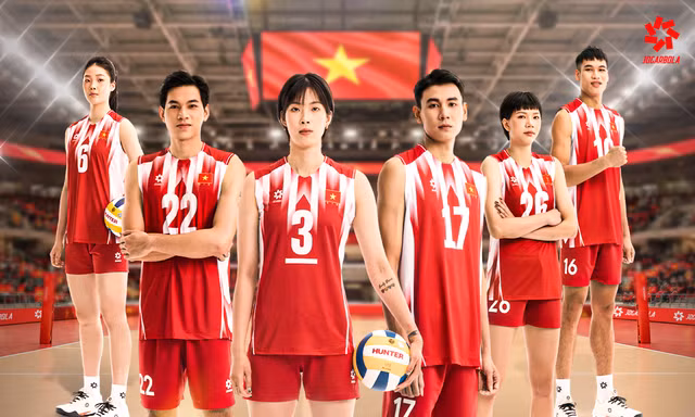 Ấn tượng trang phục Đội tuyển Bóng chuyền Việt Nam tại ASIAD 20