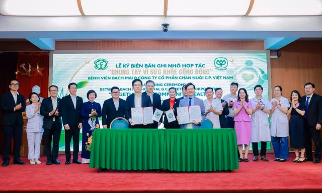 C.P. Việt Nam và Bệnh viện Bạch Mai hợp tác dài hạn vì người bệnh và cộng đồng