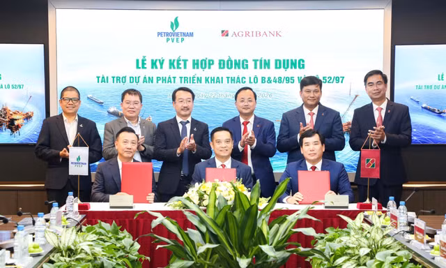 Agribank – PVEP ký kết Hợp đồng tín dụng, đồng hành triển khai dự án năng lượng trọng điểm quốc gia