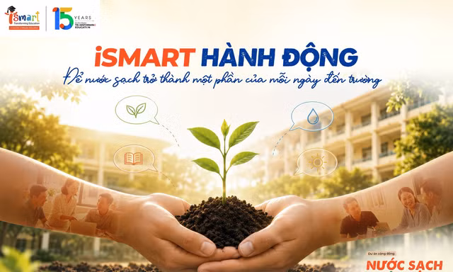 iSMART với dự án “Nước sạch cho em” tiếp sức hành trình học tập tại Trường Tiểu học Ea Bar, Đắk Lắk 