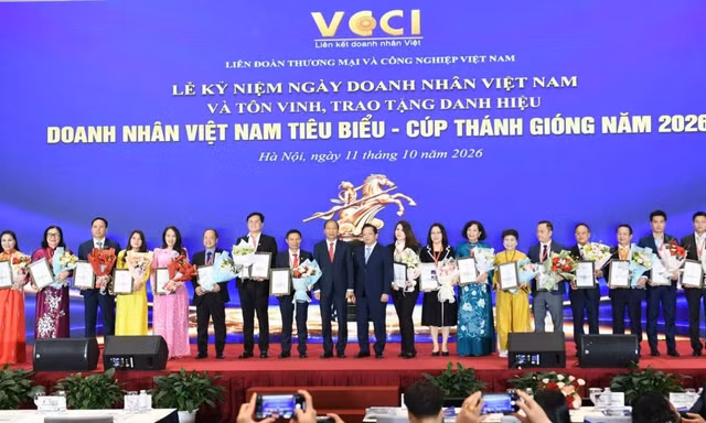 Tổng Giám đốc công ty Ống đồng Toàn Phát được vinh danh Doanh nhân xuất sắc trong hội nhập quốc tế năm 2026