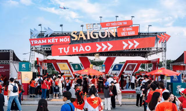 Cùng Bia Saigon kết triệu con tim: Nơi niềm tự hào Việt Nam bùng cháy trong từng khoảnh khắc