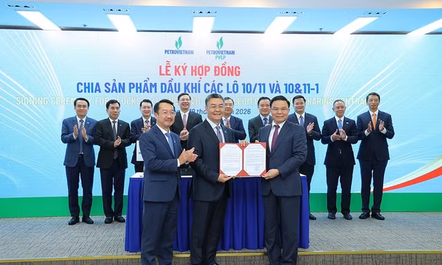 Petrovietnam ký kết các hợp đồng quan trọng, tạo động lực bảo đảm an ninh năng lượng và mục tiêu tăng trưởng '2 con số'