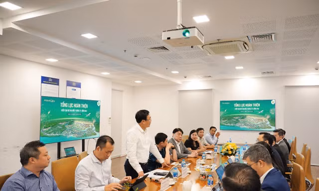 Đối tác tài chính và các nhà thầu chiến lược cùng Novaland quyết tâm đẩy mạnh hoàn thiện Aqua City