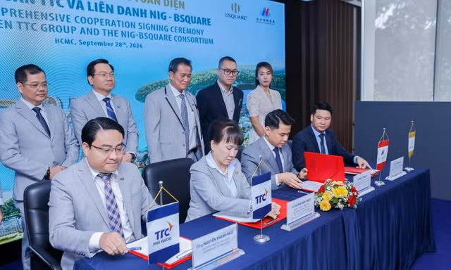 Lễ ký kết hợp tác toàn diện giữa Tập đoàn TTC và Liên danh NIG - Bsquare