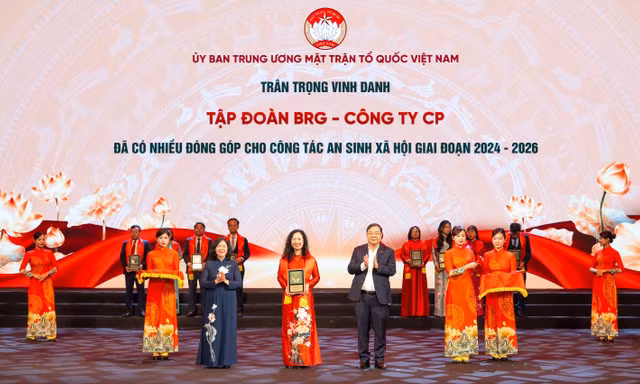 Tập đoàn BRG được vinh danh vì những đóng góp tích cực cho công tác an sinh xã hội