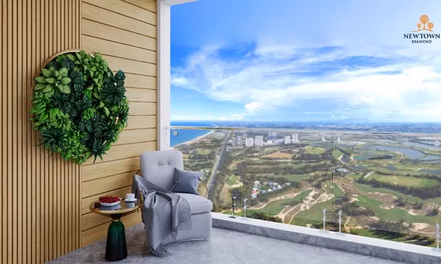 Sky Villa Newtown Diamond: Đặc quyền sở hữu tầm nhìn sân gôn 36 hố