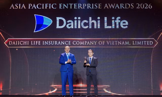 Daiichi Life Việt Nam được vinh danh tại giải thưởng doanh nghiệp châu Á APEA 2026