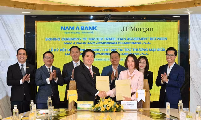 Nam A Bank hợp tác Jpmorgan Chase: Nâng tầm năng lực thanh toán quốc tế và tài trợ xuất nhập khẩu