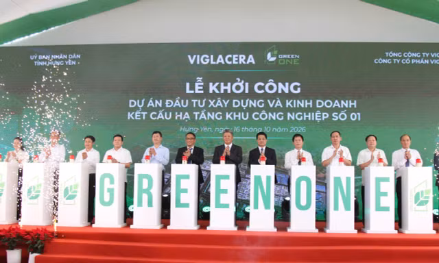 Viglacera khởi công Green One - KCN công nghệ cao đầu tiên tại Hưng Yên