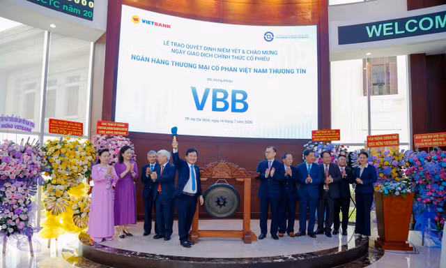 Cổ phiếu Vietbank chính thức niêm yết trên Hose