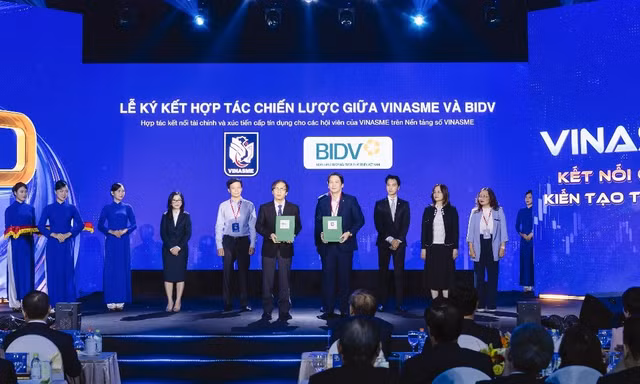 BIDV và Vinasme hợp tác kết nối tài chính số