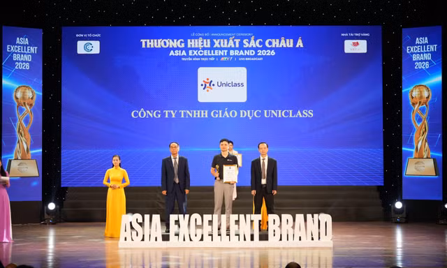 Điều gì giúp lớp học online Uniclass được vinh danh tại giải thưởng giáo dục châu Á?