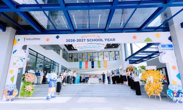 Wellspring Saigon South chính thức khai trương, chào đón năm học 2026-2027