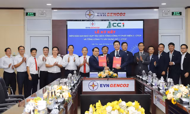 EVNGENCO2 và CC1 hợp tác phát triển các dự án trong lĩnh vực năng lượng
