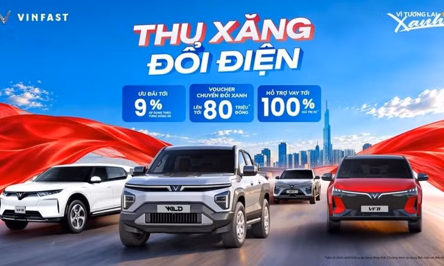Chuỗi 880 sự kiện 'Thu xăng đổi điện' của VinFast phủ sóng 88 trung tâm thương mại Vincom