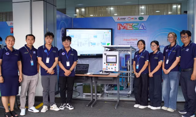 Sinh viên Đại học Trà Vinh đoạt Giải Ba toàn quốc với giải pháp xử lý nước tuần hoàn trong nuôi tôm