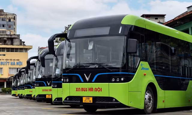 Tuyến buýt số 31 Hà Nội được thay thế bằng xe buýt điện
