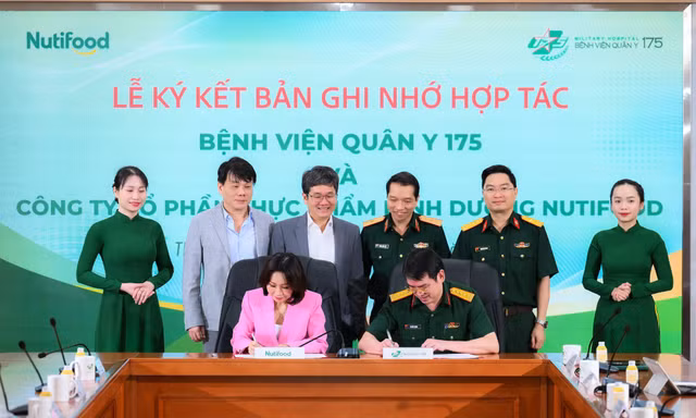 Nutifood và Bệnh viện quân y 175 hợp tác phát triển các giải pháp dinh dưỡng dựa trên bằng chứng khoa học