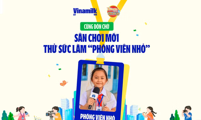 Vinamilk phát động cuộc thi 'Chúng em làm phóng viên nhỏ': Khuyến khích học sinh kể chuyện về môi trường