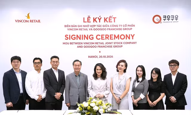 Vincom Retail bắt tay 'ông lớn' QooQoo Premium Buffet Hàn Quốc