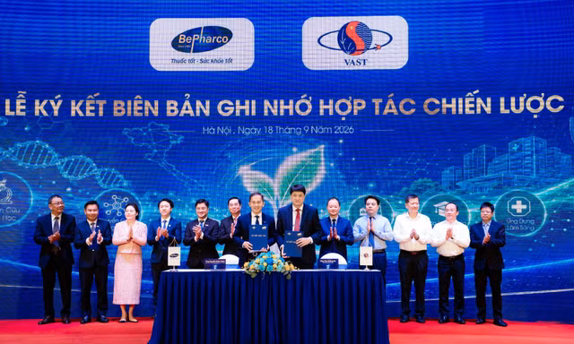 Lễ ký kết hợp tác chiến lược tại Viện Hàn lâm Khoa học và Công nghệ Việt Nam