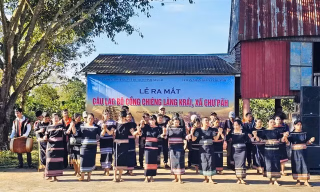 40 nghệ nhân làng Krái sẽ đánh cồng chiêng cuối tuần ở Quảng trường Đại Đoàn Kết 