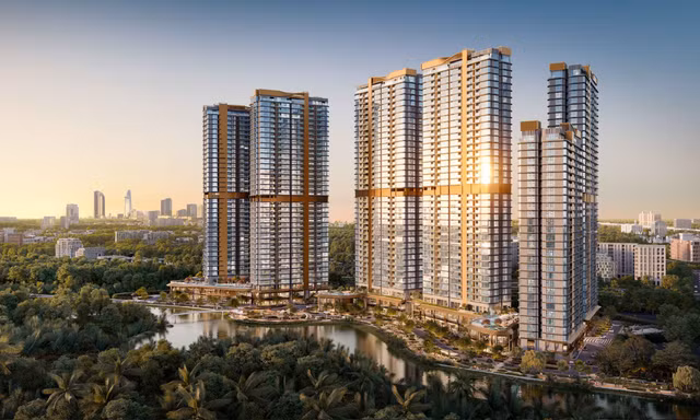 Gamuda Land cất nóc hai tòa tháp cuối cùng, dự án hạng sang Eaton Park chính thức hoàn thành kết cấu