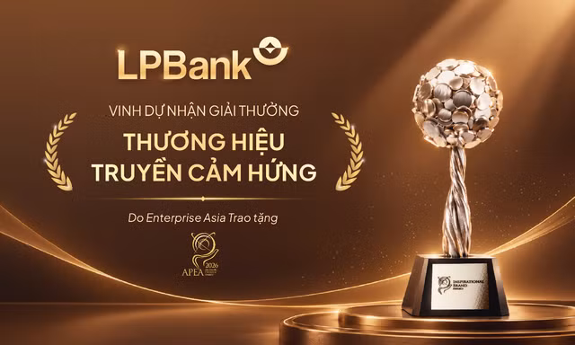 LPBank được vinh danh Thương hiệu truyền cảm hứng tại APEA 2026