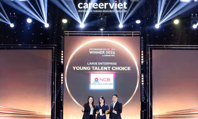 NCB được vinh danh tại 7 hạng mục giải thưởng 'Doanh nghiệp được yêu thích 2026'