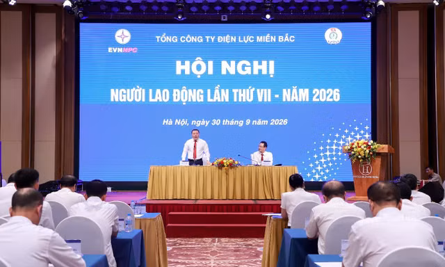 EVNNPC tổ chức Hội nghị đại biểu Người lao động lần thứ VII năm 2026