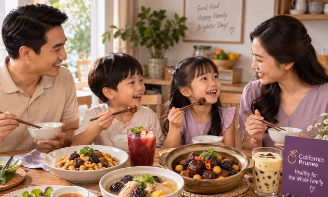 Làm mới món quen gia đình cùng Mận khô California
