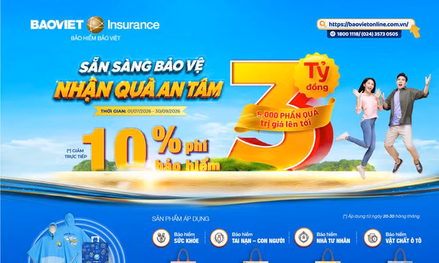Bảo hiểm Bảo Việt triển khai ưu đãi 'Sẵn sàng bảo vệ - Nhận quà an tâm'