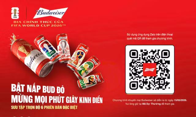 Budweiser ra mắt phiên bản đặc biệt FIFA World Cup 2026™