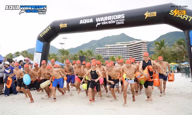 Aqua Warriors Vân Đồn 2026: Những chiến binh nhí và giải bơi đồng đội cùng viết nên câu chuyện