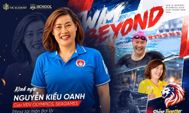 Huyền thoại đường đua xanh Nguyễn Kiều Oanh đồng hành cùng UKA & iSCHOOL Olympics 2026
