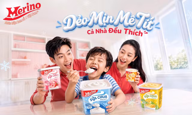 Sữa Chua Đông Lạnh: Món mới cực cuốn từ Merino