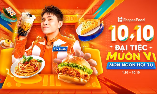 Cuối tuần ăn gì? Ghé 'đại tiệc muôn vị' ShopeeFood 10.10, món ngon nào cũng có