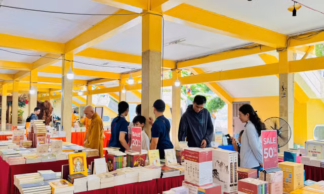 Triển lãm sách Phật giáo mùa Vu Lan 2026 tại chùa Vĩnh Nghiêm