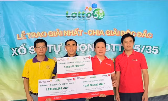 Người trúng 3 giải nhất Vietlott không đeo mặt nạ